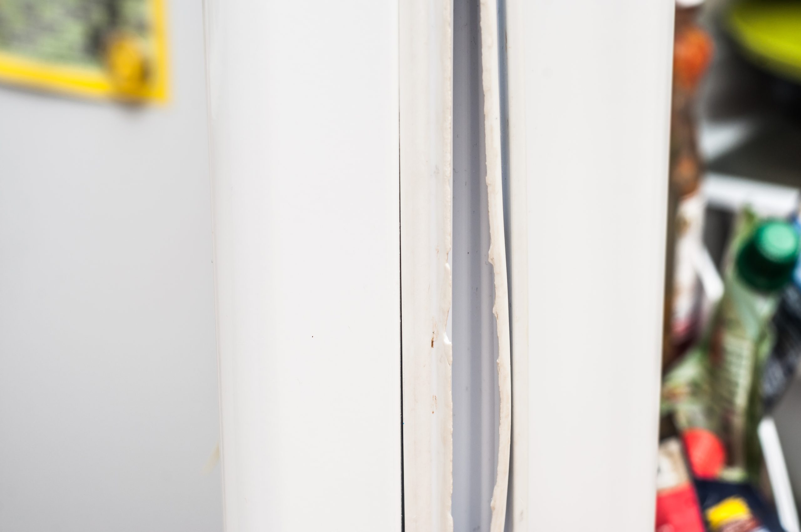 Worn out fridge door seal