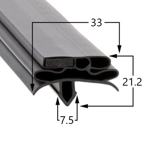 True TPP-93D-4-HC Drawer Gasket - 934759