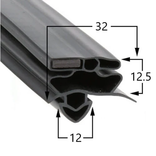 True T-23-1-G-1 Door Gasket - 810719