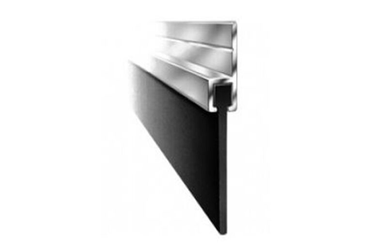 A photo of a door blade with a 180 degree angled carrier