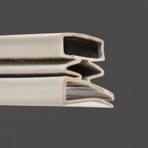 A close-up photo of a flap profile seal