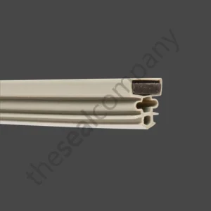 A close-up of the H&K International T03152 Lid Gasket Seal, featuring a beige rubber finish with multiple grooves and a dark foam strip, set against a dark grey background. "thesealcompany" is faintly visible, diagonally across the image.