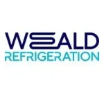 The logo for the TSC-2011-D features "WEALD" in dark blue, with a stylised E like cooling coils, placed above "REFRIGERATION" in light blue capitals, all set against a white background.